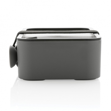 Logotrade advertising product picture of: GRS recycled PP lunch box with spork