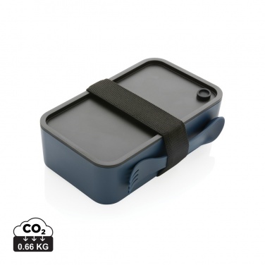Logotrade corporate gift picture of: GRS recycled PP lunch box with spork