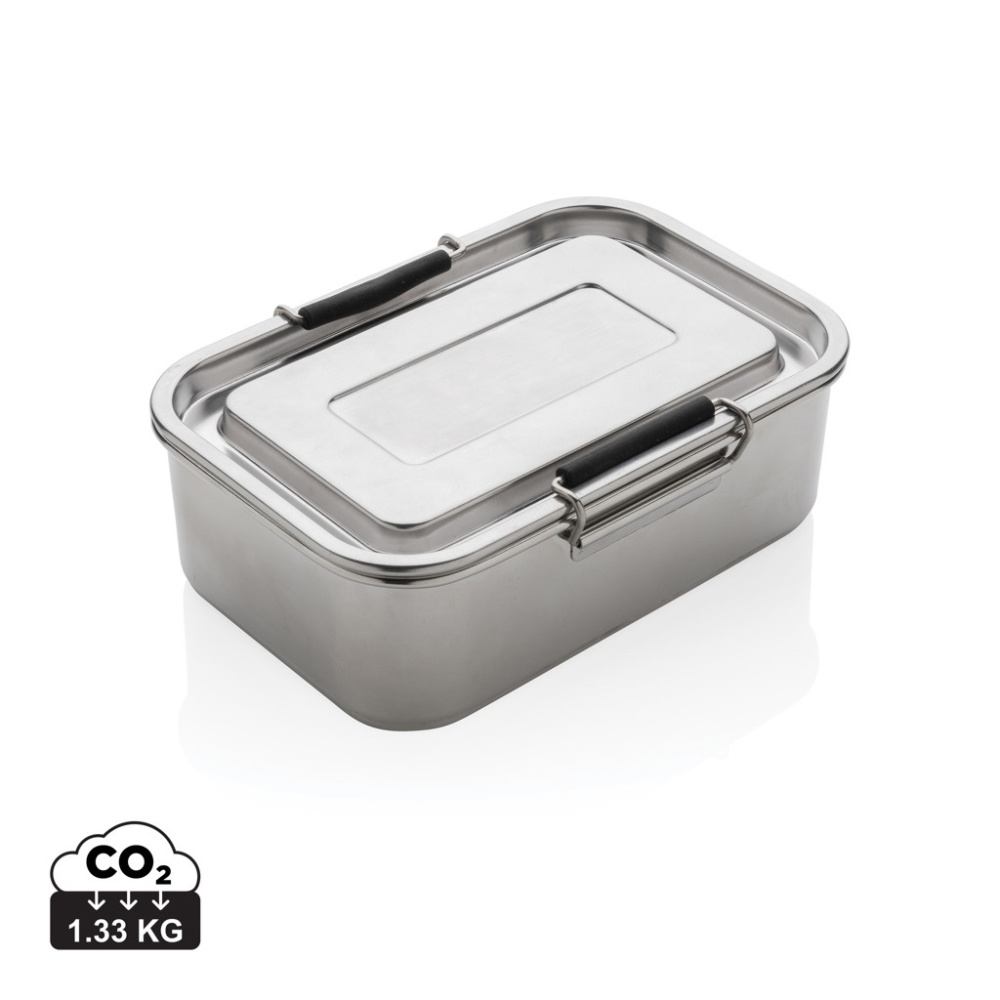 Logo trade promotional gifts image of: RCS Recycled stainless steel leakproof lunch box