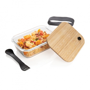 Logotrade corporate gifts photo of: Glass lunchbox with bamboo lid