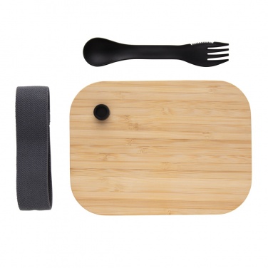 Logotrade promotional gift picture of: Glass lunchbox with bamboo lid