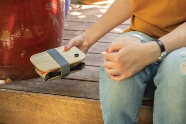 Logotrade business gift image of: Glass lunchbox with bamboo lid