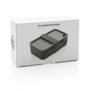 Logotrade promotional product picture of: PP lunchbox with spork
