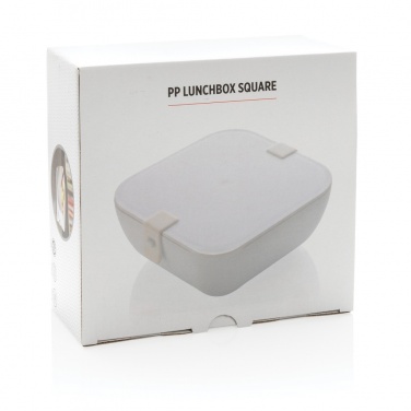 Logo trade promotional gift photo of: PP lunchbox square