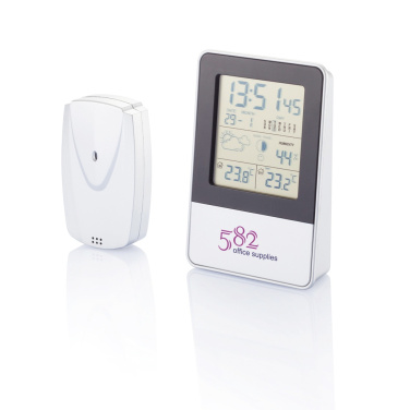 Logo trade business gifts image of: Indoor/outdoor weather station