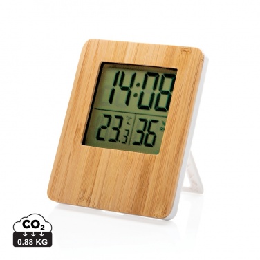Logotrade promotional giveaway picture of: Bamboo weather station