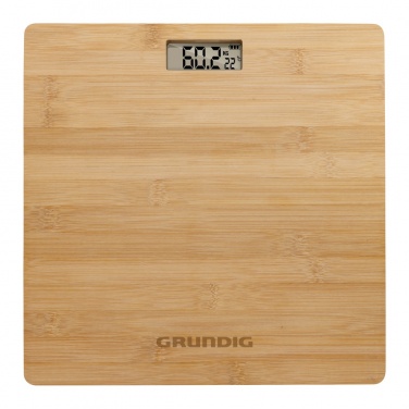 Logotrade promotional product picture of: Grundig Bamboo Digital Body Scale