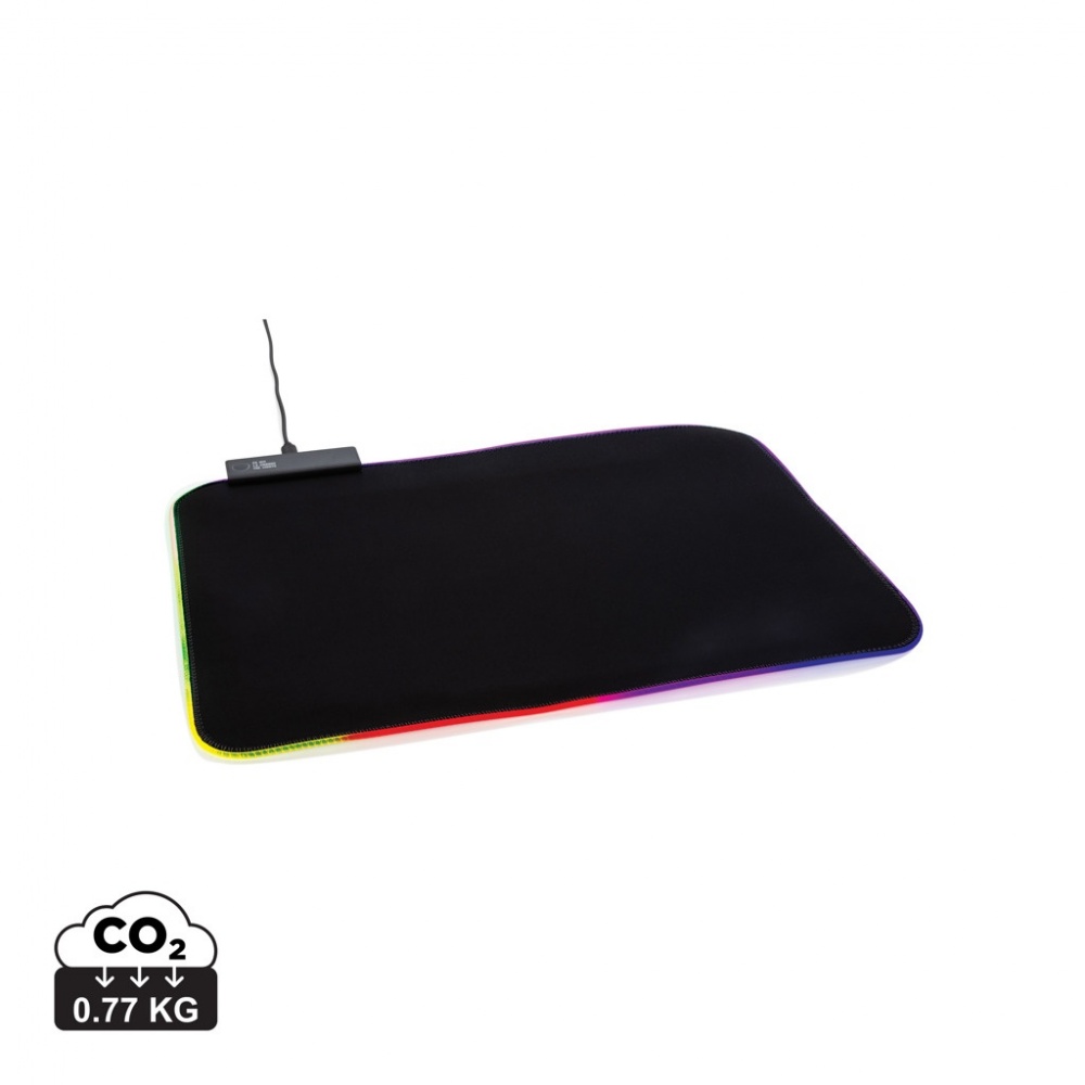 Logo trade promotional giveaways image of: RGB gaming mousepad