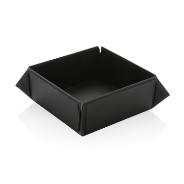 Logo trade business gifts image of: Swiss Peak RCS recycled PU foldable magnetic storage tray