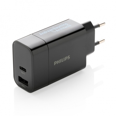 Logo trade promotional giveaway photo of: Philips ultra fast PD wall charger