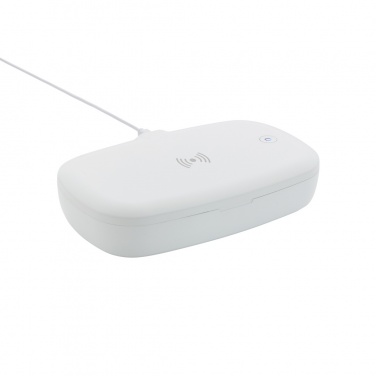 Logotrade promotional gift picture of: UV-C steriliser box with 5W wireless charger