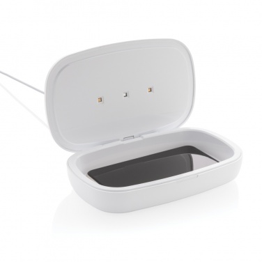 Logo trade promotional product photo of: UV-C steriliser box with 5W wireless charger