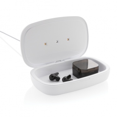 Logotrade advertising products photo of: UV-C steriliser box with 5W wireless charger