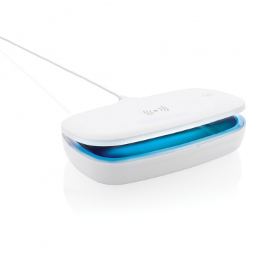 Logotrade promotional merchandise photo of: UV-C steriliser box with 5W wireless charger