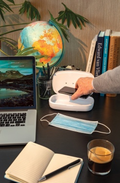 Logotrade advertising product image of: UV-C steriliser box with 5W wireless charger