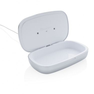 Logo trade promotional giveaway photo of: Rena UV-C steriliser box with 5W wireless charger