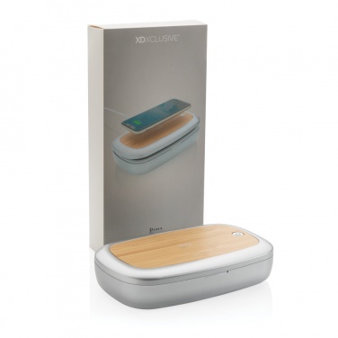 Logotrade promotional item image of: Rena UV-C steriliser box with 5W wireless charger