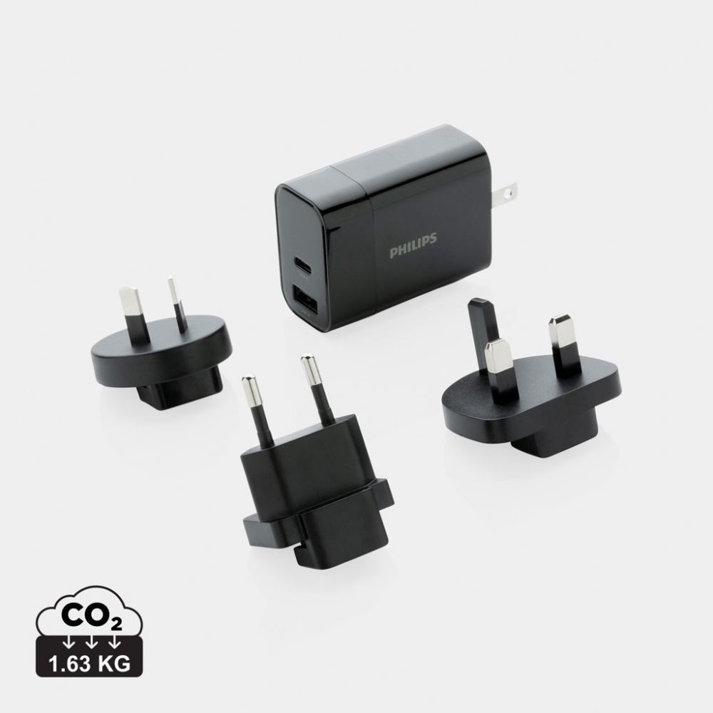 Logo trade promotional giveaway photo of: Philips ultra fast PD travel charger