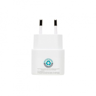 Logotrade corporate gift image of: Boost RCS reycled PET 20W type C 2 pcs charging set