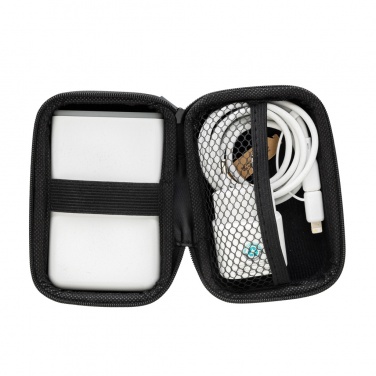 Logo trade promotional items picture of: Surge RCS recyled PET 20W type C 3 pcs charging set