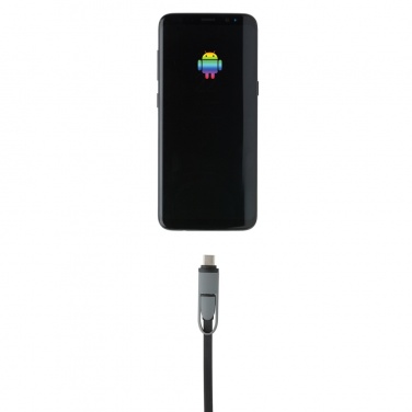 Logotrade promotional product image of: 3-in-1 retractable cable