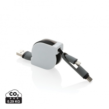 Logotrade promotional items photo of: 3-in-1 retractable cable