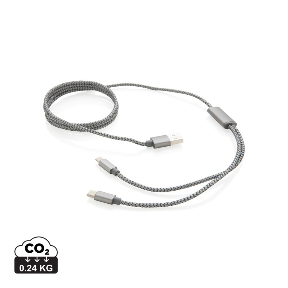 Logotrade promotional gifts photo of: 3-in-1 braided cable