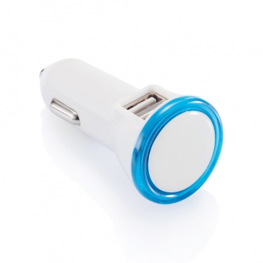 Logo trade promotional gift photo of: Powerful dual port car charger