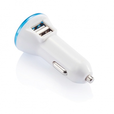 Logo trade promotional items picture of: Powerful dual port car charger
