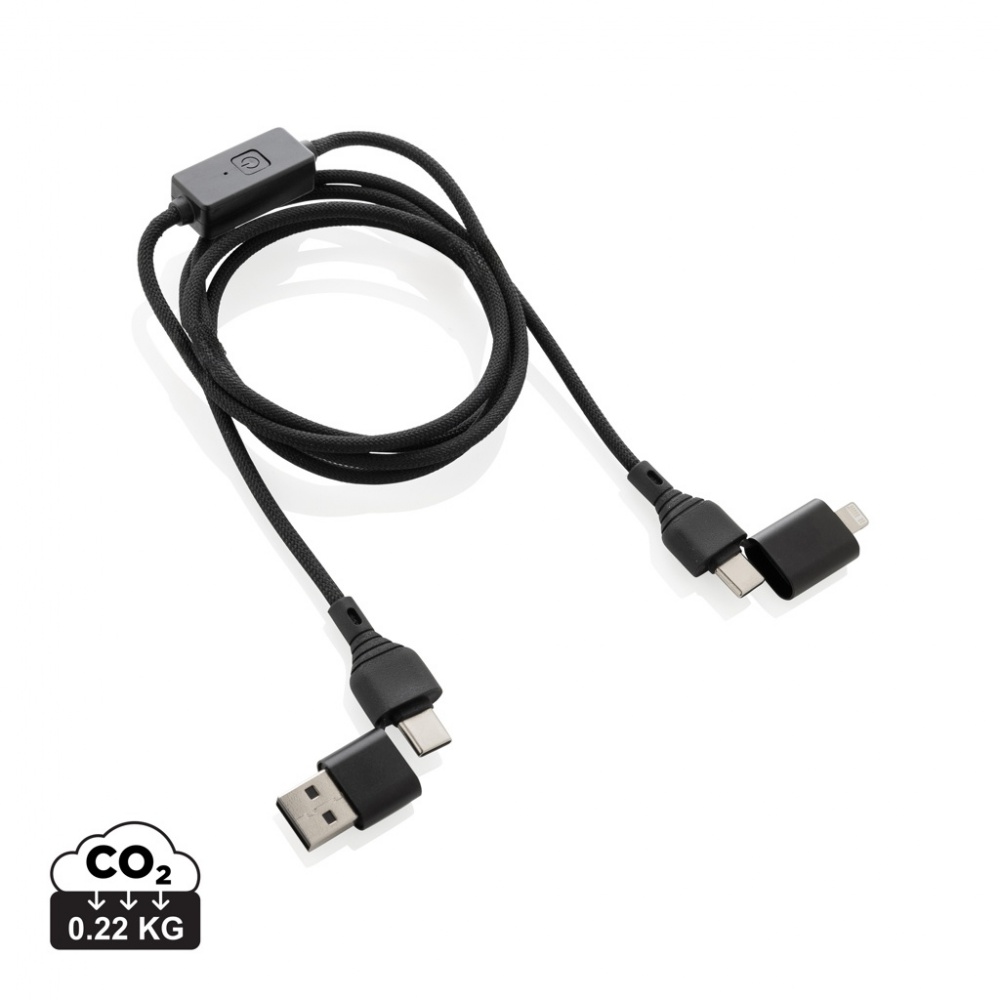 Logotrade promotional items photo of: Datalock RCS recycled 60W hacking protection cable