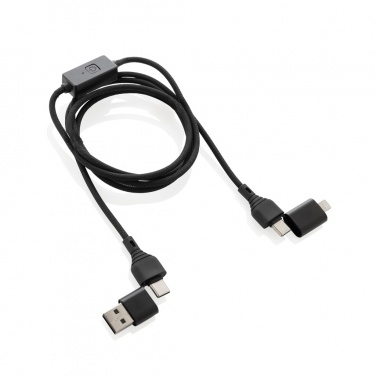 Logo trade corporate gift photo of: Datalock RCS recycled 60W hacking protection cable