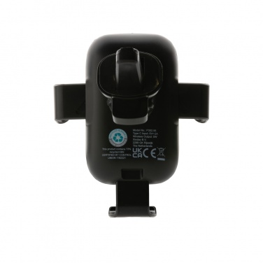Logotrade corporate gift picture of: RCS recycled plastic 10W wireless charging car holder