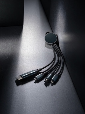 Logo trade promotional giveaway photo of: Terra RCS recycled aluminium 6-in-1 charging cable
