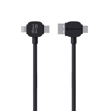 Logo trade corporate gifts image of: Urban Vitamin Stockton 65W RCS RTPE/RPET magnetic cable