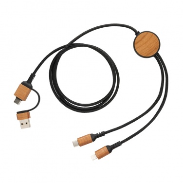 Logo trade promotional items picture of: Ohio RCS certified recycled plastic 6-in-1 cable