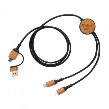 Logo trade promotional items image of: Ohio RCS certified recycled plastic 6-in-1 cable