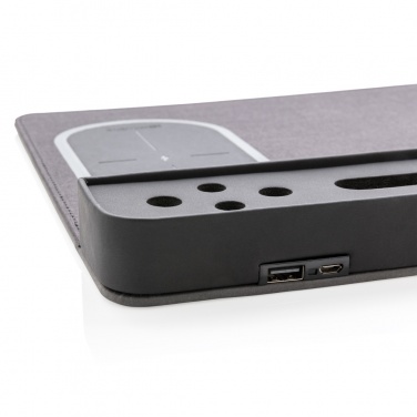 Logo trade advertising product photo of: Air mousepad with 5W wireless charging and USB