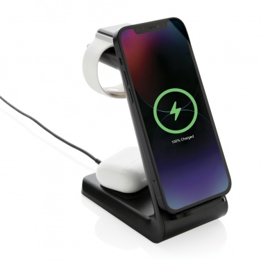 Logo trade promotional products image of: Urban Vitamin Fairfield 3 in1 RCS rplastic charger