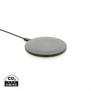 Logotrade corporate gift picture of: RCS recycled plastic 15W Wireless fast charger