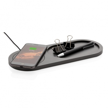 Logo trade promotional gift photo of: Encore 10W wireless charging valet tray