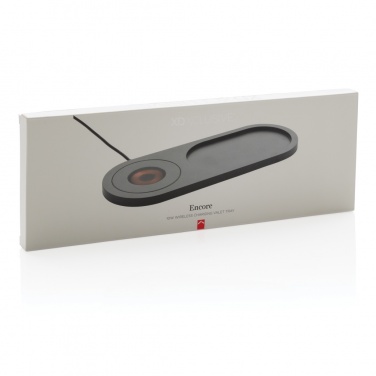 Logo trade promotional gifts image of: Encore 10W wireless charging valet tray
