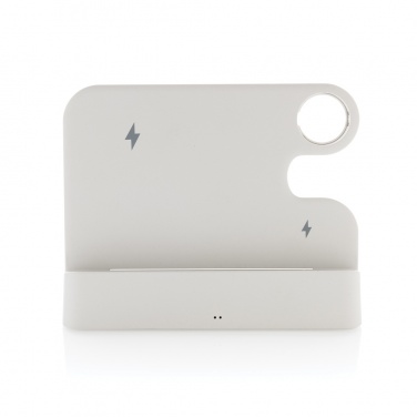 Logotrade advertising product image of: Joltz RCS recycled plastic dual 15W charger with iWatch slot