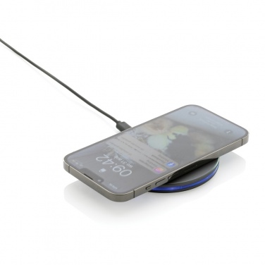 Logo trade promotional product photo of: Terra RCS recycled aluminium 10W wireless charger