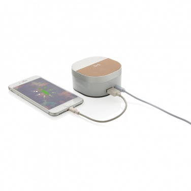 Logotrade promotional merchandise photo of: Aria 5W Wireless Charging Digital Clock