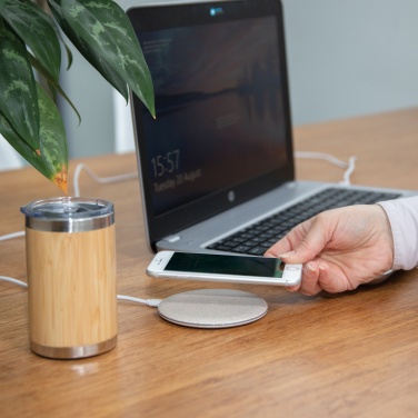 Logotrade promotional item picture of: 5W Wheat straw wireless charger
