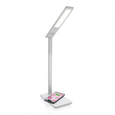 Logo trade promotional giveaways image of: 5W Wireless Charging Desk Lamp