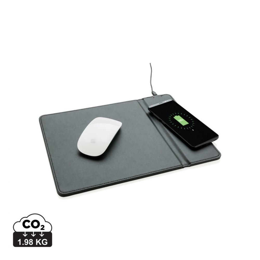 Logotrade promotional giveaway picture of: Mousepad with 5W wireless charging