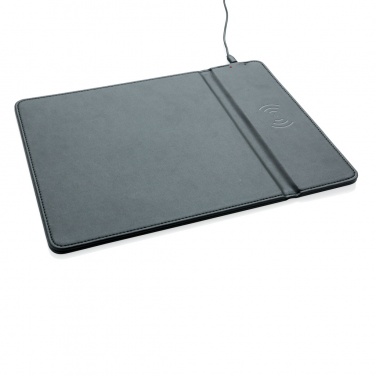 Logotrade promotional gift image of: Mousepad with 5W wireless charging