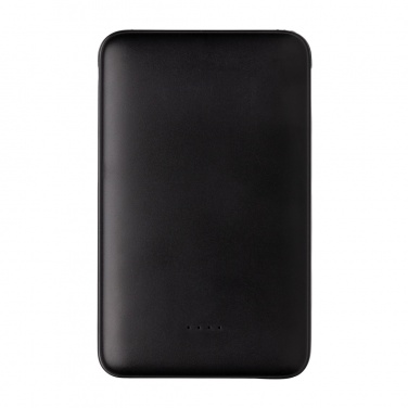 Logotrade advertising products photo of: 5.000 mAh Pocket Powerbank with integrated cables