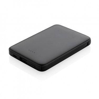 Logotrade promotional giveaway image of: 5.000 mAh Pocket Powerbank with integrated cables